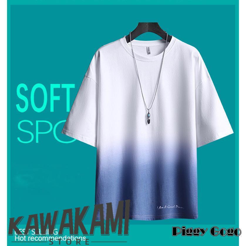 Tシャツ メンズ 半袖 グラデーションTシャツ クルーネック トップス 夏 サマー おしゃれ メンズファッション｜kawakamistore｜06