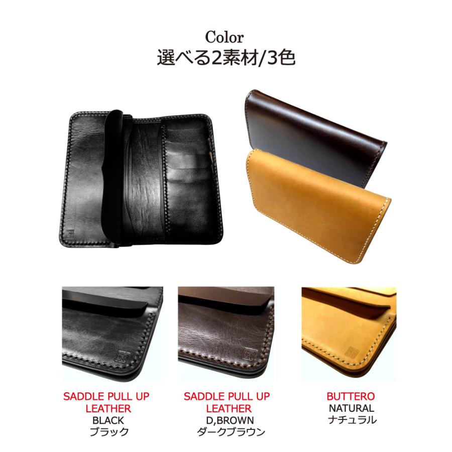 革財布 長財布 メンズ 本革 サドルレザー ヌメ革 革キチ 黒羽 革財布 長財布 メンズ 本革 サドルレザー ヌメ革 革キチ 黒羽