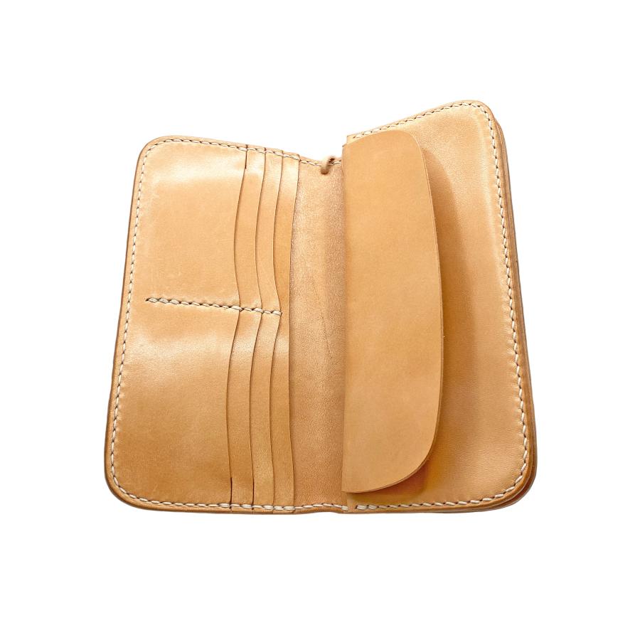 革財布 長財布 ロングウォレット メンズ 本革 サドルレザー ヌメ革 革