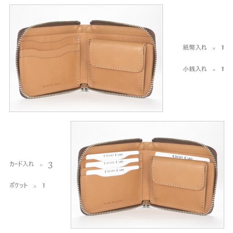 オイルコードバンショートウォレット CORDOVAN コードバン 栃木レザー