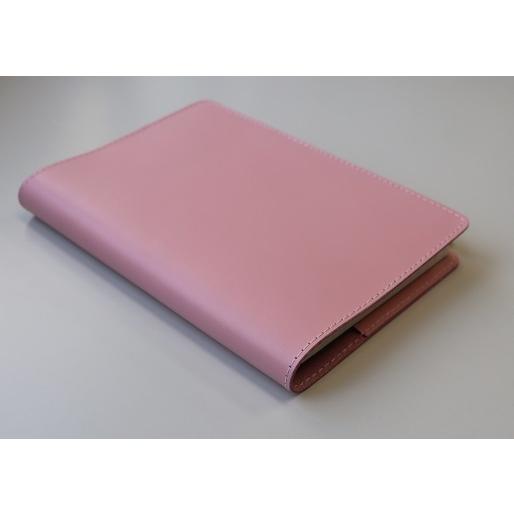 本革○牛革○A6○ピンク○レザーカバー○ノートカバー○スケジュール