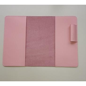 本革○牛革○A6○ピンク○レザーカバー○ノートカバー○スケジュール