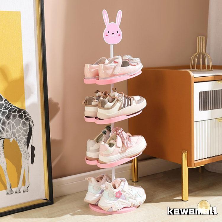 KOIZUMI★4段ラック　花台　子供用靴ラックにも… 子供靴 子ども用シューズラック シューズラック 玄関収納 4段