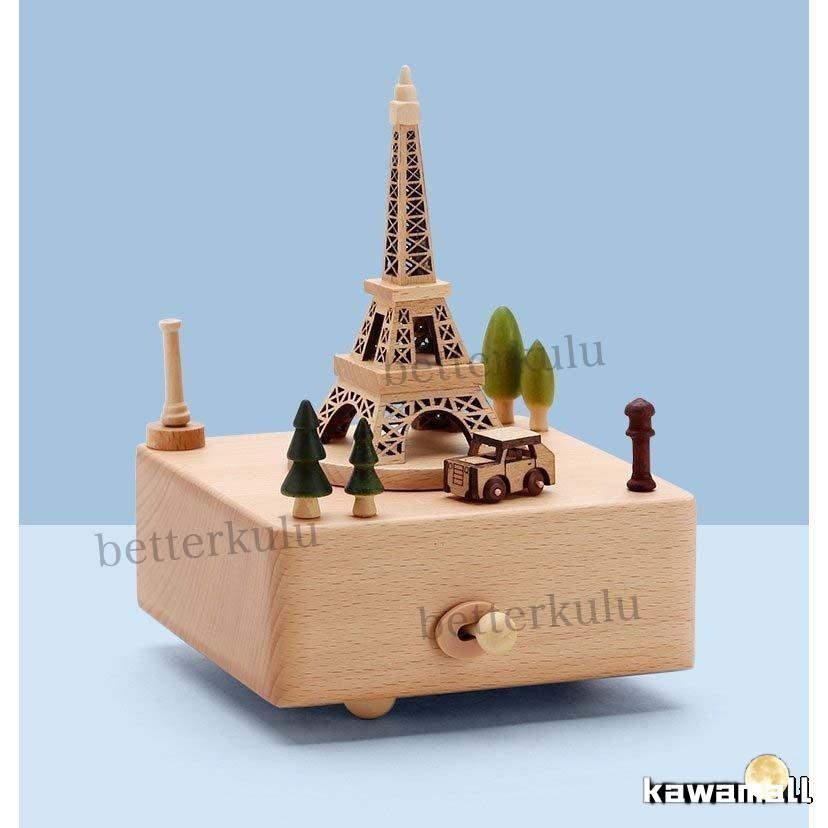 オルゴール 木製 音楽ボックス メロディー かわいい インテリア 飾り