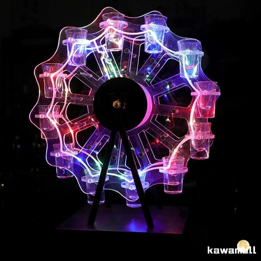 テキーラ観覧車　テキ観　LED QuiExact テキーラ観覧車 12カップ LEDカップの表示棚