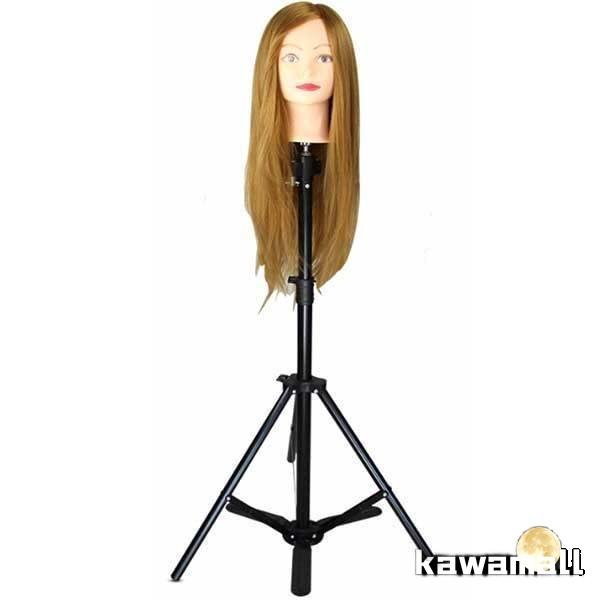 ミニ三脚スタンドメタル調整可能な ウィッグスタンド 美容師
