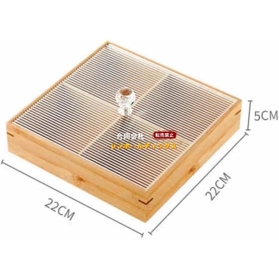 仕切りトレー 蓋付き 豆皿 小皿 セット 木製 トレイ トレー お盆 深型