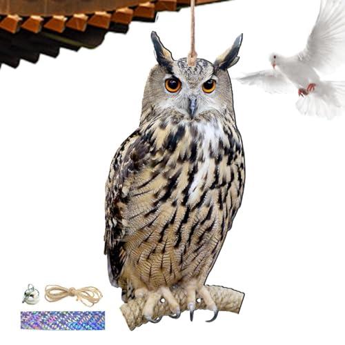 鳥よけ 鳩よけ カラスよけ フクロウ 駆鳥反射板 鳩よけグッズ カラス