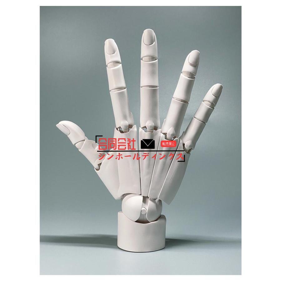 曲げられるスタンド付き ハンドモデル ネイルチップ付き 1/1 左手 右手