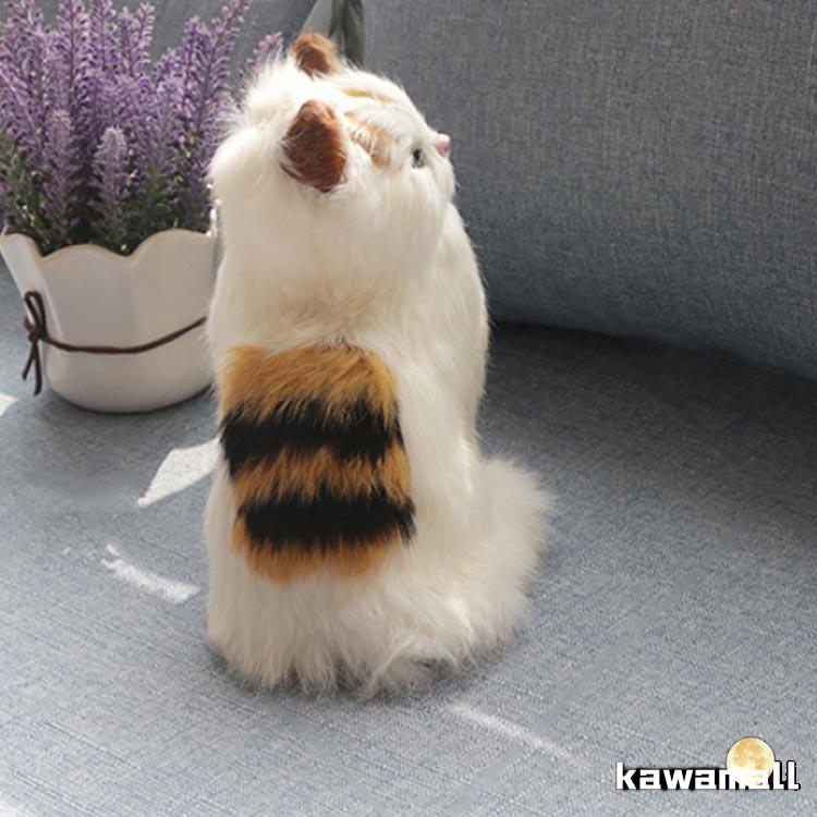 猫ぬいぐるみ リアル 本物そっくり ハンドメイド 優しい手触り◆可愛い癒しネコ Amazon.co.jp: Chongker 猫ぬいぐるみ リアル 本物そっくり