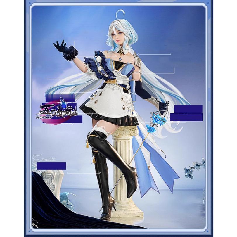 三分妄想 原神 コスプレ フリーナ 潮汐の誓い 同人衣装