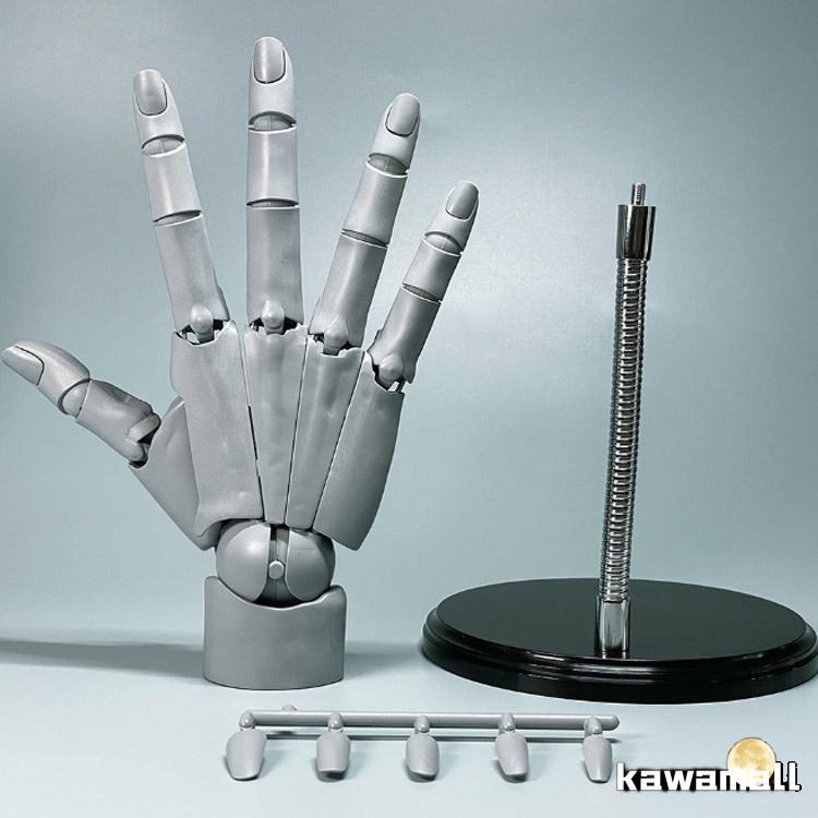 曲げられるスタンド付き】 1/1 ハンドモデル 左手 右手 R L 可動式