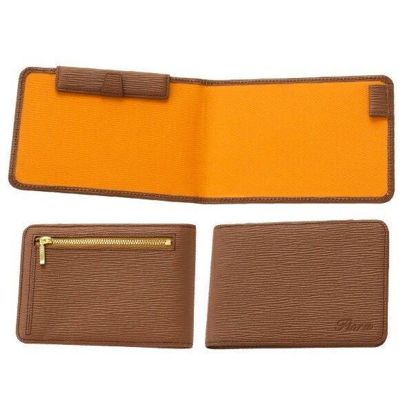 Fiora ゴルフスコアカードケース 横 3個セット バインダー式 スコアカードホルダー スコアカードカバー 牛革 本革 革 オシャレ おしゃれ メンズ レディース 横 牛革 本革 革 オシャレ おしゃれ メンズ レディース ×