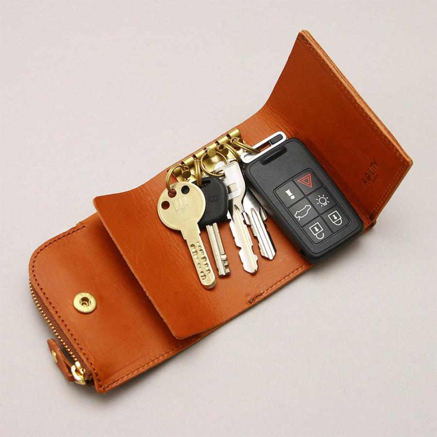 財布 三つ折り キーケース 5連 スマートキー 本革 レザー 一体型 AGILITY affa アジリティアッファ アンブルジェ | AGILITY | 16