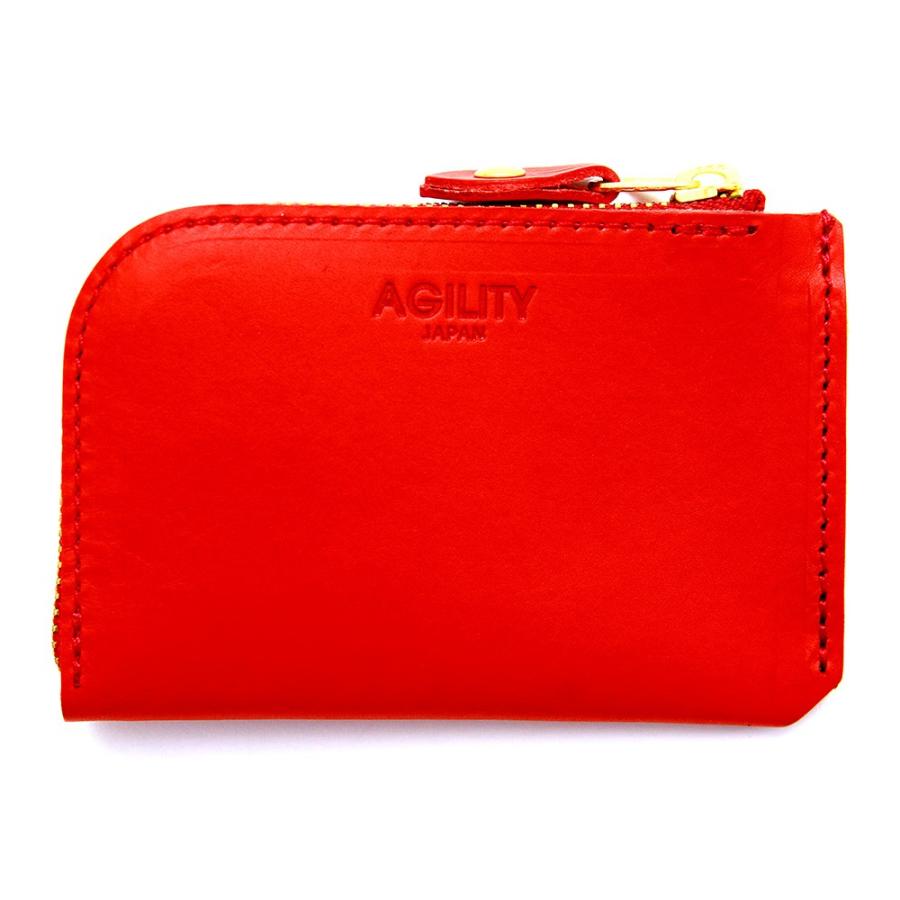 【ネコポス】財布 極小財布 コインケース 小銭入れ ミニ財布 コンパクト L字ファスナー AGILITY affa アジリティアッファ フラットミニ | AGILITY | 20