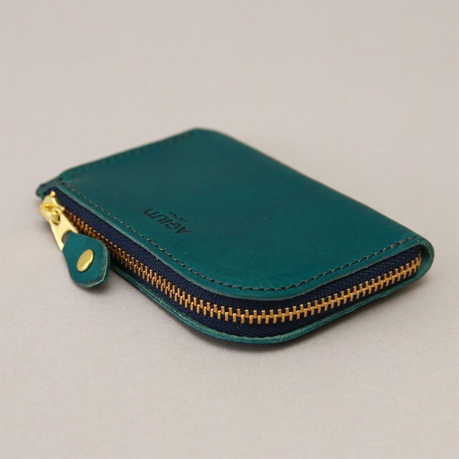 【ネコポス】財布 極小財布 コインケース 小銭入れ ミニ財布 コンパクト L字ファスナー AGILITY affa アジリティアッファ フラットミニ | AGILITY | 13