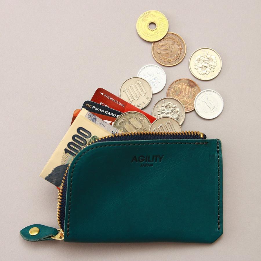 【ネコポス】財布 極小財布 コインケース 小銭入れ ミニ財布 コンパクト L字ファスナー AGILITY affa アジリティアッファ フラットミニ | AGILITY | 17