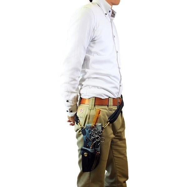 シザーケース プロ仕様 4丁挿し 美容師 スタイリスト 本革 牛革 レザー AGILITY Pro アジリティ プロ SAYA | AGILITY | 21