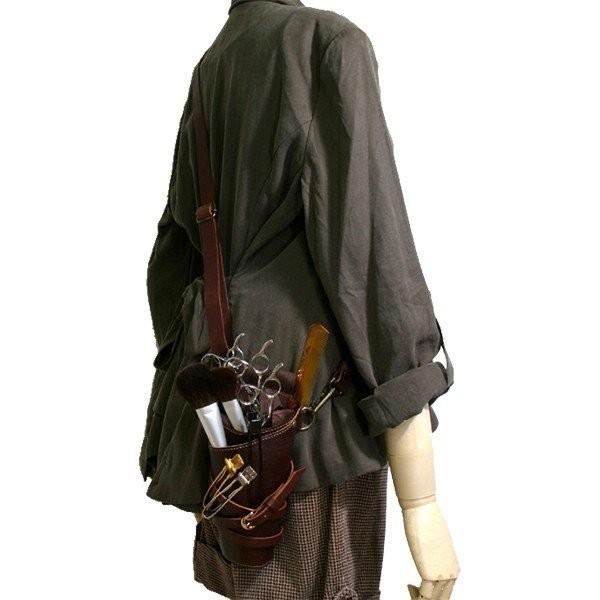 シザーケース プロ仕様 3丁挿し 美容師 スタイリスト 本革 牛革 レザー AGILITY Pro アジリティ プロ トルナード | AGILITY | 22