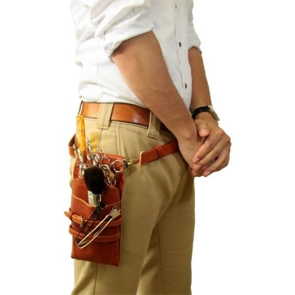 シザーケース プロ仕様 4丁挿し 美容師 スタイリスト 本革 牛革 レザー AGILITY Pro アジリティ プロ モンタナ | AGILITY | 21