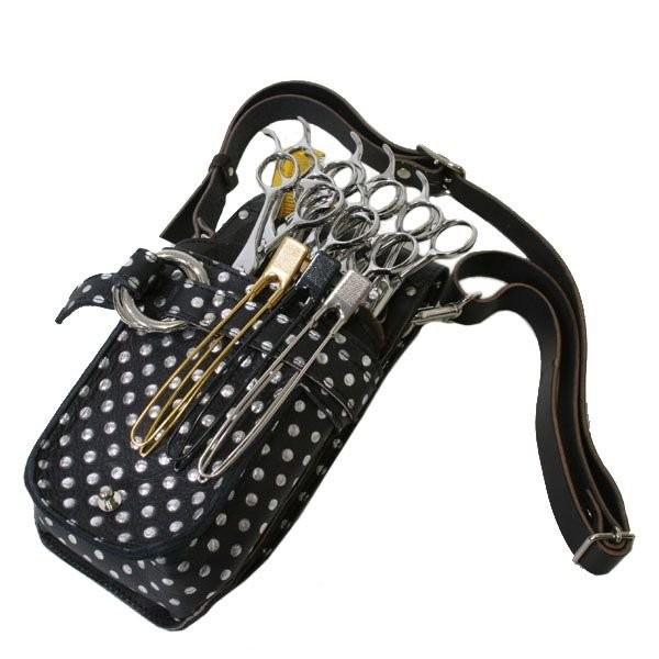 シザーケース 美容師 7丁 本革 レザー おしゃれ 日本製 手作り ドット スタッズ AGILITY Pro アジリティ プロ LOHAS2 | AGILITY