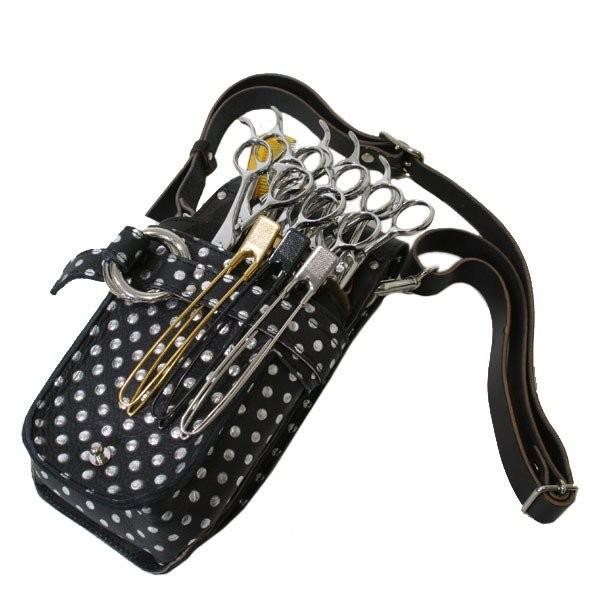 シザーケース 美容師 7丁 本革 レザー おしゃれ 日本製 手作り ドット スタッズ AGILITY Pro アジリティ プロ LOHAS2 | AGILITY | 13