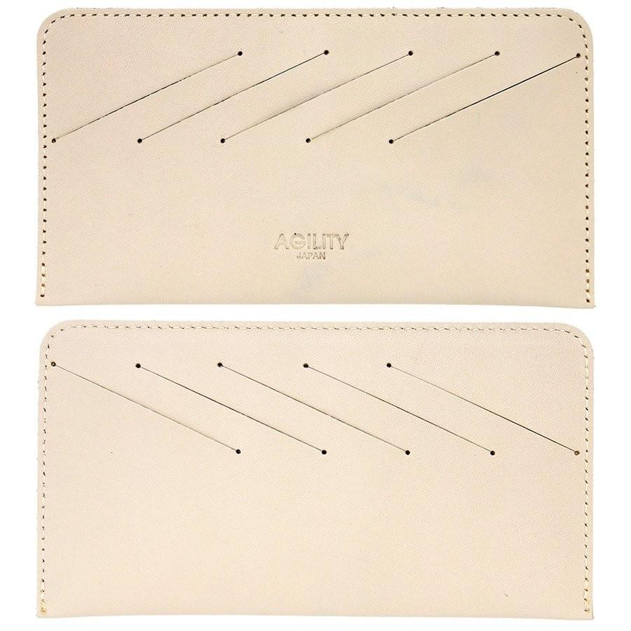 【ネコポス】カードフォルダー 10枚 インナーカードケース 長財布 薄型 横型 スリム レザー AGILITY affa アジリティアッファ カードフォルダー[M便 3/3] | AGILITY | 29