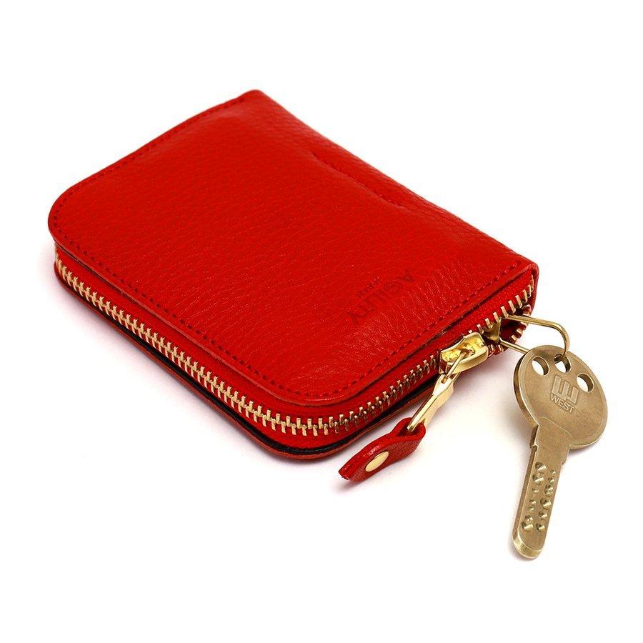 ラウンドファスナー キーケース 牛革 レザー 本革 リモコンキー スマートキー AGILITY affa アジリティアッファ サボン | AGILITY | 16