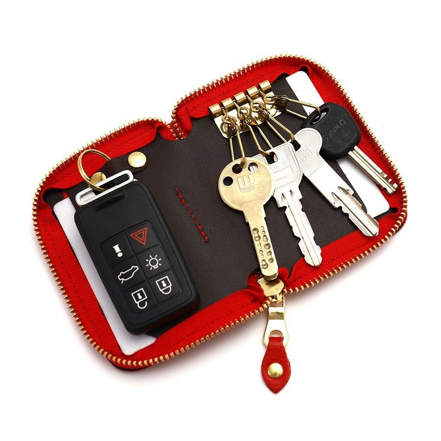 ラウンドファスナー キーケース 牛革 レザー 本革 リモコンキー スマートキー AGILITY affa アジリティアッファ サボン | AGILITY | 17