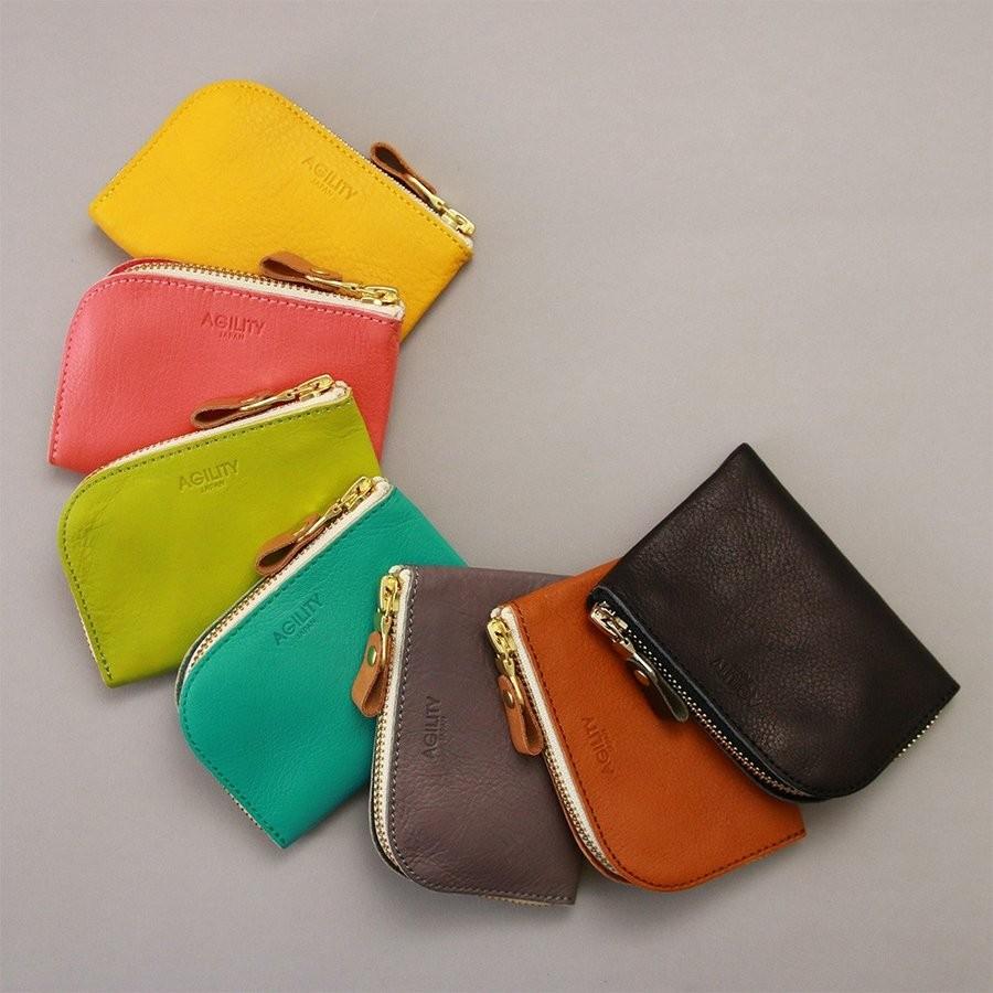 【ネコポス】コンパクト コインケース 小銭入れ ミニ財布 L字ファスナー 二重構造 小さめ レディース AGILITY affa アジリティアッファ シエル[M便 3/3] | AGILITY | 10