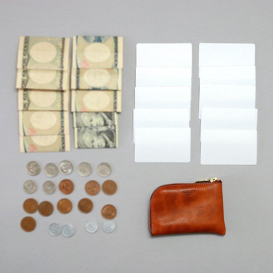 【ネコポス】ミニ財布 小銭入れ ワンアクション コンパクト ミニマリスト 革 本革 小さい AGILITY affa アジリティアッファ アルジャンII[M便 3/3] | AGILITY | 22