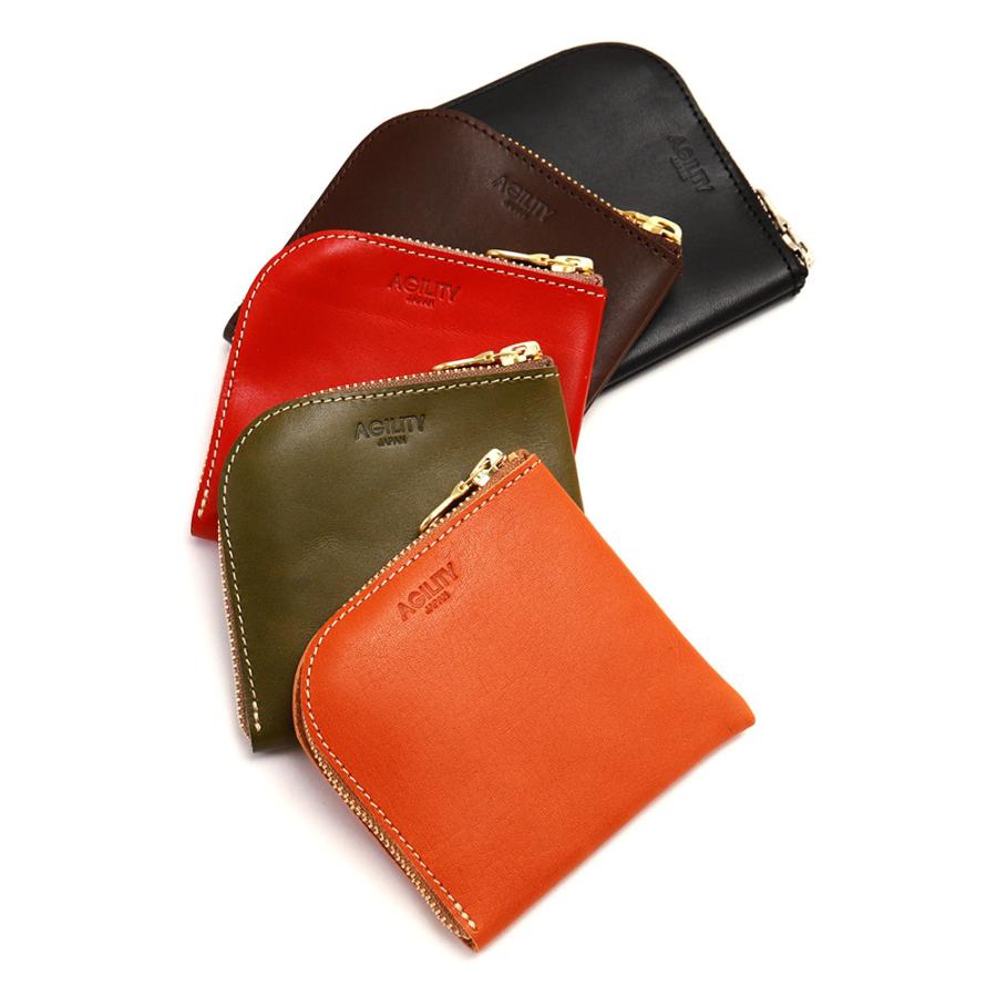 【ネコポス】二つ折り財布 短財布 小銭入れ ワンアクション 革 小さい AGILITY affa アジリティアッファ アルジャンショートII[M便 3/3] | AGILITY | 19
