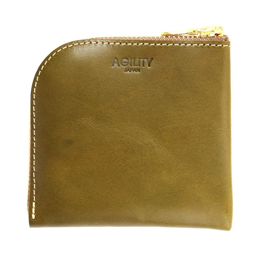 【ネコポス】二つ折り財布 短財布 小銭入れ ワンアクション 革 小さい AGILITY affa アジリティアッファ アルジャンショートII[M便 3/3] | AGILITY | 09