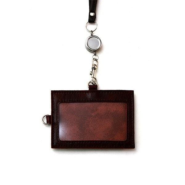 リール付き 革 レザー IDカードケース ネックストラップ おしゃれ 牛革 本革  AGILITY affa アジリティアッファ リールIDホルダー | AGILITY | 12
