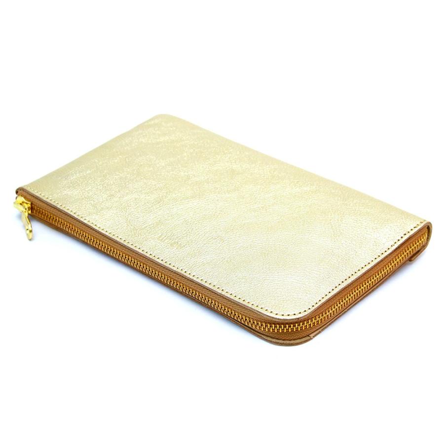 AGILITY（アジリティ） 長財布 L字ファスナー トラベルウォレット 金