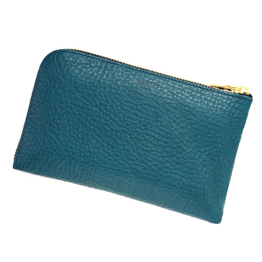 AGILITY（アジリティ） 財布 長財布 L字ファスナー 旅行財布 革 レザー