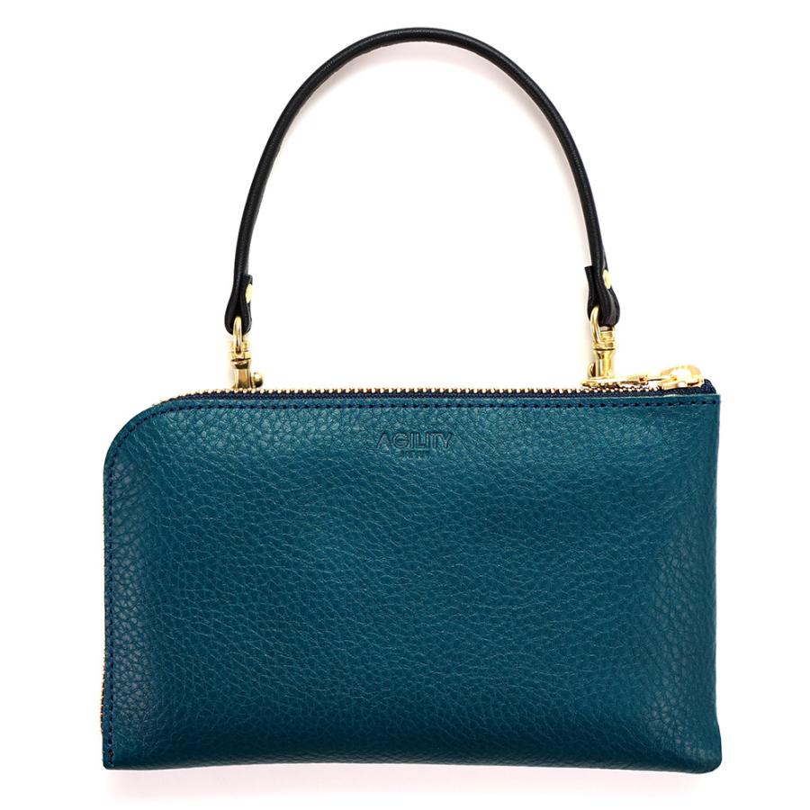 AGILITY（アジリティ） 財布 長財布 L字ファスナー 旅行財布 革 レザー