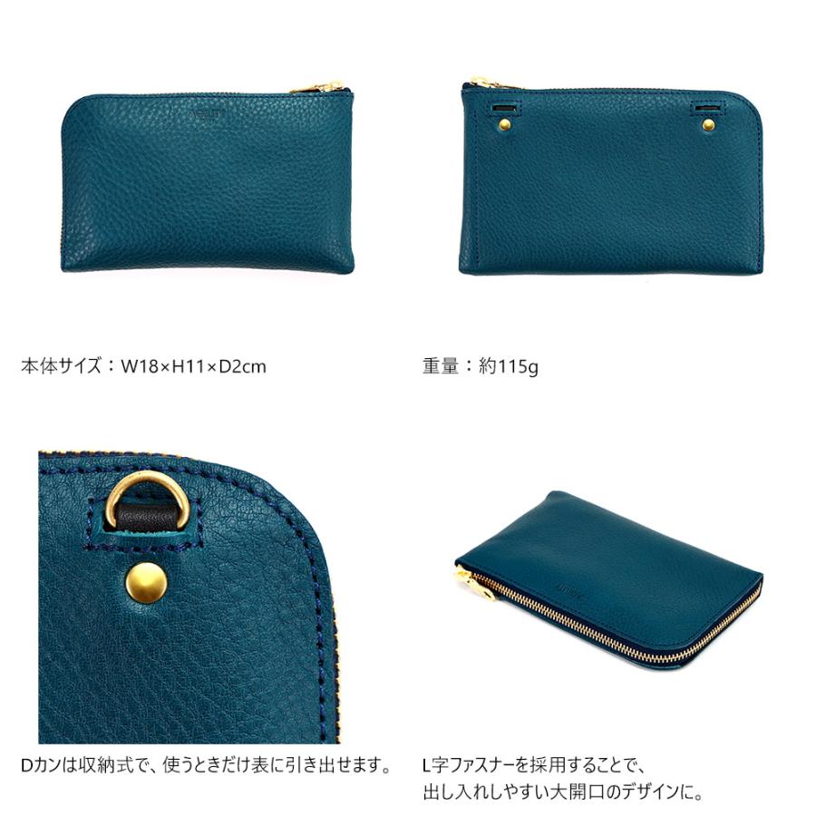 AGILITY（アジリティ） 財布 長財布 L字ファスナー 旅行財布 革 レザー