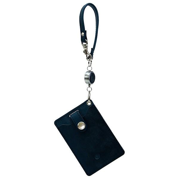 【ネコポス】パスケース リール 定期入れ メンズ リール付きパスケース ICカード 2枚 ペンギン 本革 AGILITY affa アジリティ アッファ ピスト[M便 4/5] | AGILITY