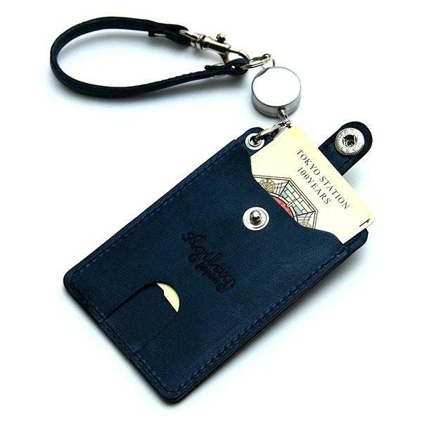 【ネコポス】パスケース リール 定期入れ メンズ リール付きパスケース ICカード 2枚 ペンギン 本革 AGILITY affa アジリティ アッファ ピスト[M便 4/5] | AGILITY | 17