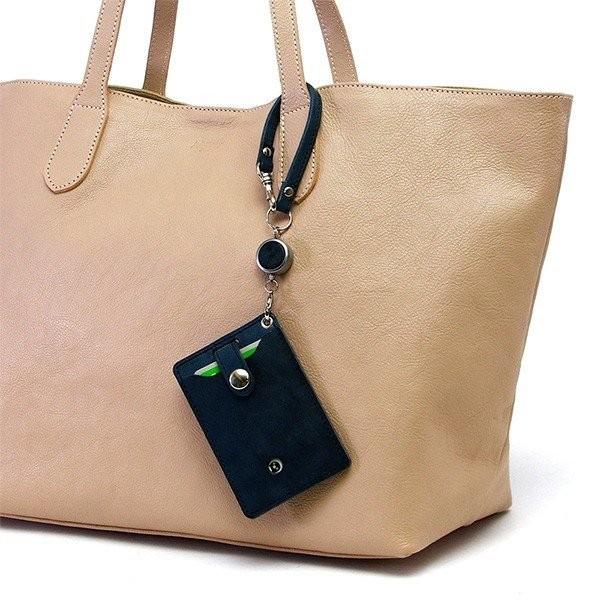 【ネコポス】パスケース リール 定期入れ メンズ リール付きパスケース ICカード 2枚 ペンギン 本革 AGILITY affa アジリティ アッファ ピスト[M便 4/5] | AGILITY | 22