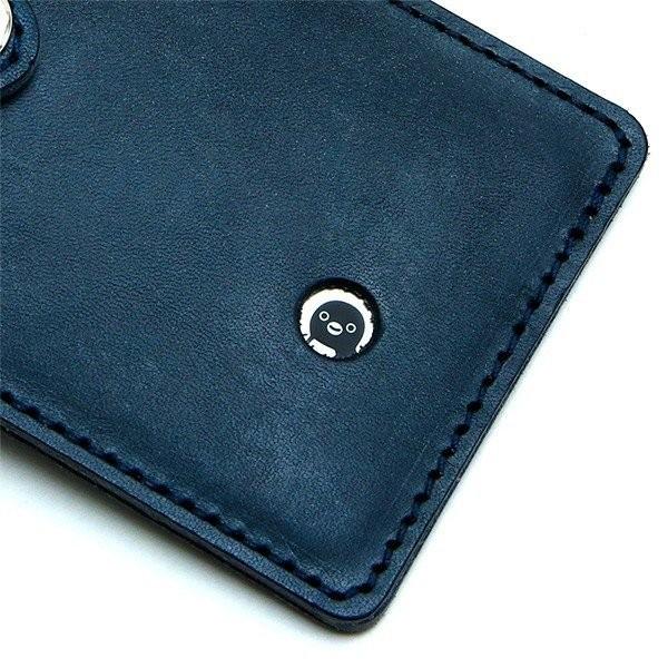 【ネコポス】パスケース リール 定期入れ メンズ リール付きパスケース ICカード 2枚 ペンギン 本革 AGILITY affa アジリティ アッファ ピスト[M便 4/5] | AGILITY | 15