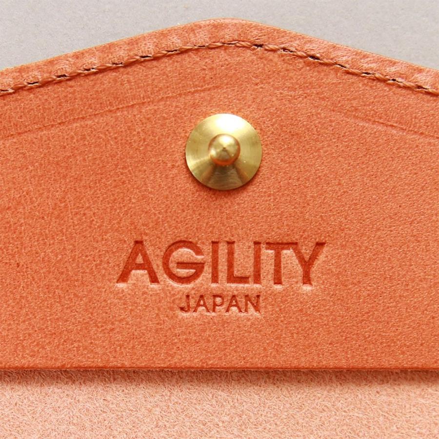 コインケース ファスナーなし 極小財布 ミニ財布 革 レザー 小さい ミニ財布 フラップ AGILITY affa アジリティアッファ キャナール｜kawamonogatari｜11