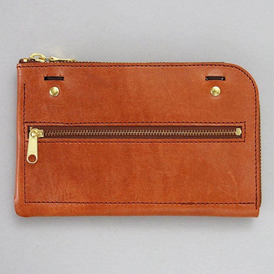 AGILITY 長財布 L字 スマホが入る 大容量 6.7インチ 2台持ち 革 本革