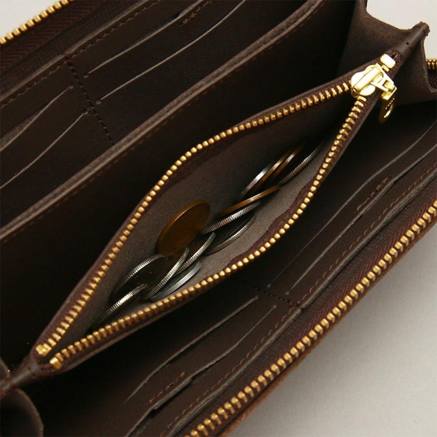 財布 長財布 革財布 ラウンドファスナー 通帳 本革 レザー 大容量  AGILITY affa アジリティアッファ グロット | AGILITY | 15