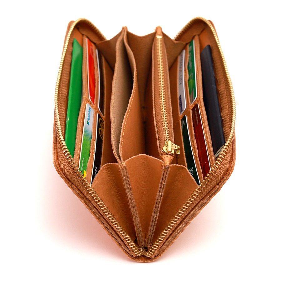 長財布 ラウンドファスナー 大容量 メンズ レディース 本革 レザー 栃木レザー AGILITY affa アジリティアッファ グロット | AGILITY | 17