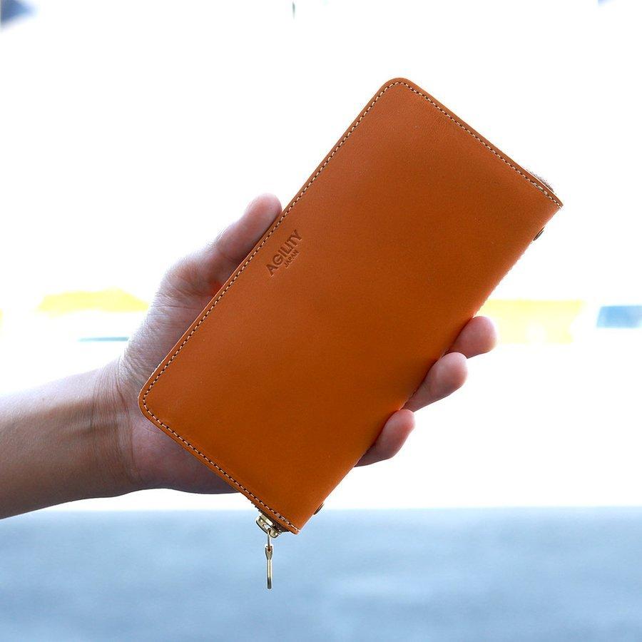 長財布 ラウンドファスナー 大容量 メンズ レディース 本革 レザー 栃木レザー AGILITY affa アジリティアッファ グロット | AGILITY | 21