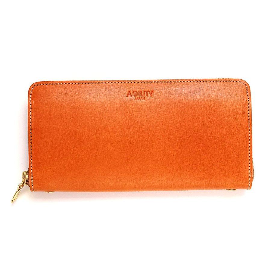 AGILITY（アジリティ） 長財布 ラウンドファスナー 大容量 メンズ