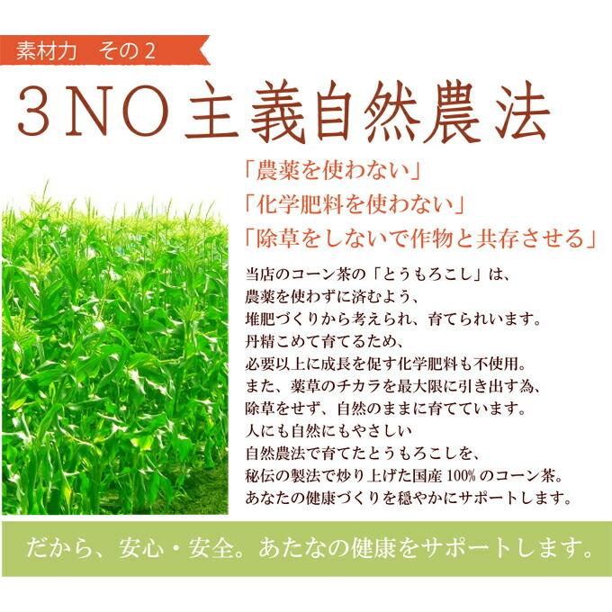 コーン茶 ティーバッグ ティーパック とうもろこし茶 国産 15P×6袋セット(720g)｜kawamotoya｜04