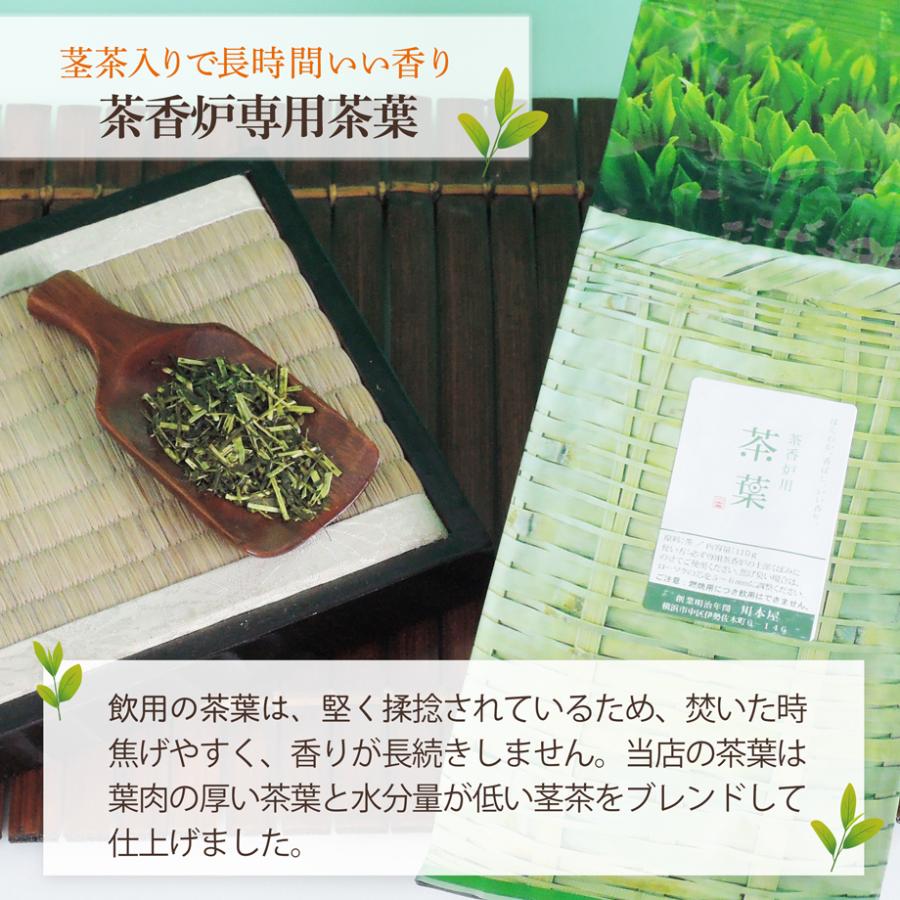 茶香炉 セット 茶香炉＆ローソク＆茶香炉専用茶葉 元祖 : 川本屋茶舗